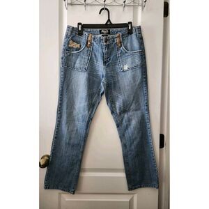 SQUEEZE BLUE DENIM JEANS WOMEN'S Cotton‎ Pants Pockets SIZE 11/12